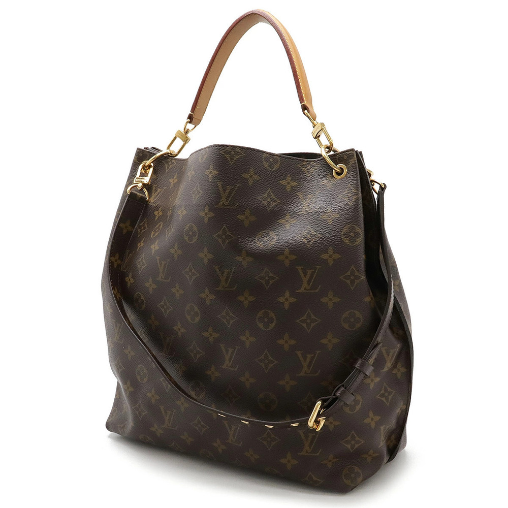 Louis Vuitton Bag Handbag Shoulder Metis Monogram Brown